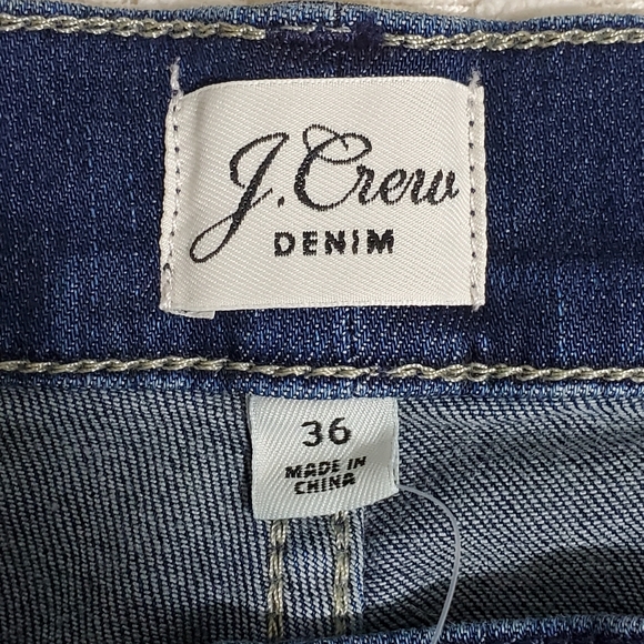 J Crew Vintage Straight Leg Jeans With Velvet Stripe Denim 36 Women - Picture 5 of 11